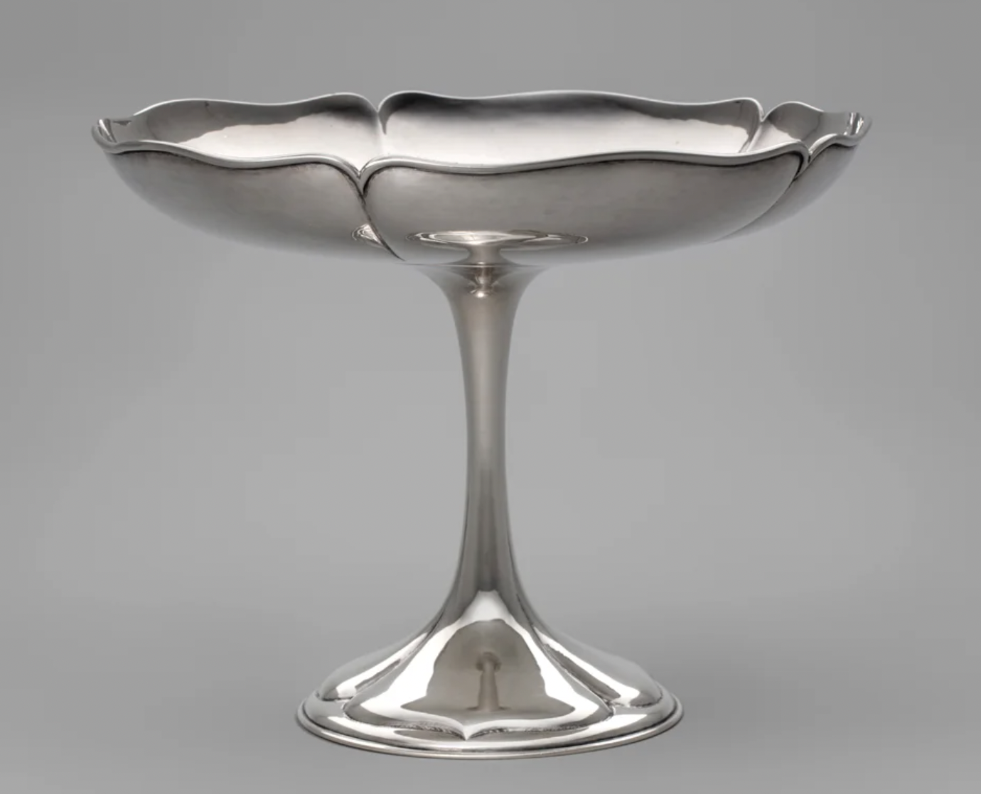 Kalo Sterling Silver Fluted compote  early 20th century